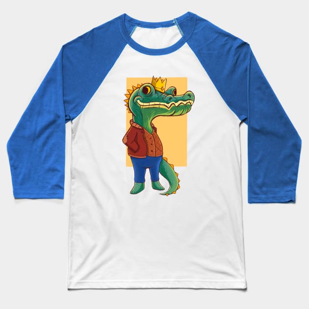 Crock King Baseball T-Shirt by LAckas